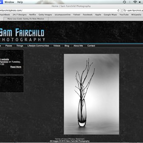 Websites: Sam Fairchild Photography website